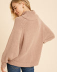 The Karmen Turtleneck Chenille Sweater