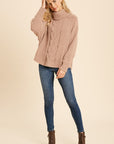 The Karmen Turtleneck Chenille Sweater