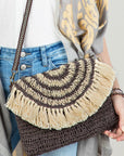 The Lucine Jute Crossbody Bag