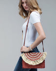 The Lucine Jute Crossbody Bag