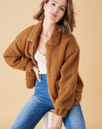 The Tori Teddy Bomber Jacket
