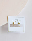 Star Huggie Earrings by JaxKelly