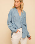 The Beulah Utility Pocket Button Up