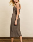 The Maya Ribbed Knit Midi Dress