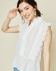 The Hadie Eyelet Lace Top