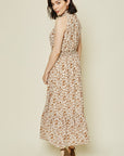 The Auberon Floral Mock Neck Dress