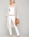 The Leona Balloon Sleeve Duster Sweater