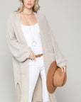 The Leona Balloon Sleeve Duster Sweater