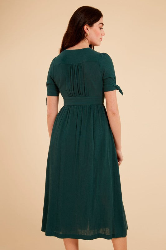 The Alphena Button Down Dress by FRNCH