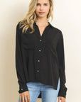 The Sloane Woven Button-Down Shirt