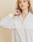 The Sloane Woven Button-Down Shirt
