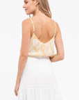 The Renata Tie Dye Lace Cami