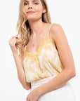 The Renata Tie Dye Lace Cami