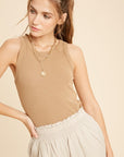 The Ariana Basic Fitted Rib Top
