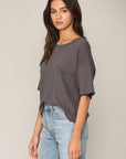 The Amber Short Sleeve Boxy Top