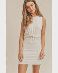 The Isabelle Front Knot Mini Dress