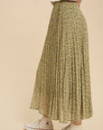 The Laurie Pleated Maxi Skirt