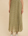 The Laurie Pleated Maxi Skirt