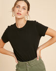 The Kelli Ribbed Tee