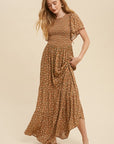 The Abbi Flutter Sleeve Maxi Dress