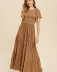 The Abbi Flutter Sleeve Maxi Dress