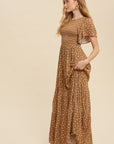 The Abbi Flutter Sleeve Maxi Dress