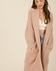 The Serena Plush Long Cardigan