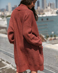 The Serena Plush Long Cardigan