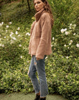 The Mattie High Necky Teddy Jacket