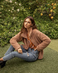 The Mattie High Necky Teddy Jacket