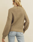 The Meredith Lantern Sleeve Sweater