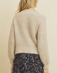 The Meredith Lantern Sleeve Sweater