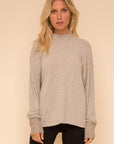 The Fara Brushed Hacci Dolman Sleeve