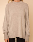 The Fara Brushed Hacci Dolman Sleeve
