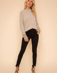 The Fara Brushed Hacci Dolman Sleeve