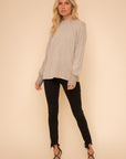 The Fara Brushed Hacci Dolman Sleeve