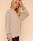 The Fara Brushed Hacci Dolman Sleeve