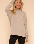 The Fara Brushed Hacci Dolman Sleeve