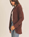 The Percy Fuzzy Open Cardigan
