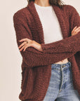 The Percy Fuzzy Open Cardigan