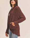 The Percy Fuzzy Open Cardigan