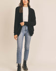 The Percy Fuzzy Open Cardigan