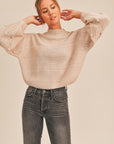 The Pom Pom Mockneck Sweater