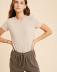 The Kelli Ribbed Tee