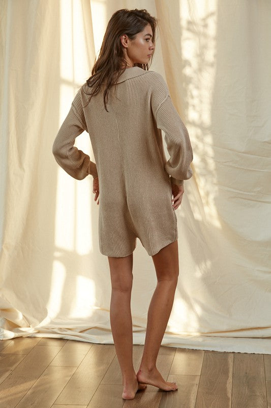 The Belinda Sweater Romper