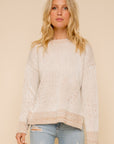 The Gina Chunky Ribbed Round Neck Sweater