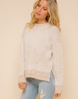 The Gina Chunky Ribbed Round Neck Sweater