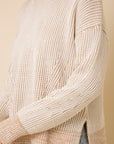 The Gina Chunky Ribbed Round Neck Sweater