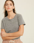 The Jory Heather Knit Top