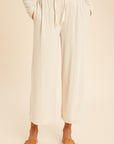 The Cherie Hacci Knit Cropped Lounge Pants